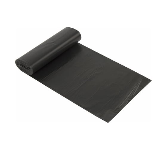 Мешки для мусора Офисная Планета 120 л, черные, Пнд 20 мкм, 70x110 см, 10 шт ОФИСМАГ 601390