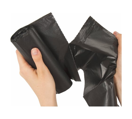 Мешки для мусора Офисная Планета 120 л, черные, Пнд 20 мкм, 70x110 см, 10 шт ОФИСМАГ 601390