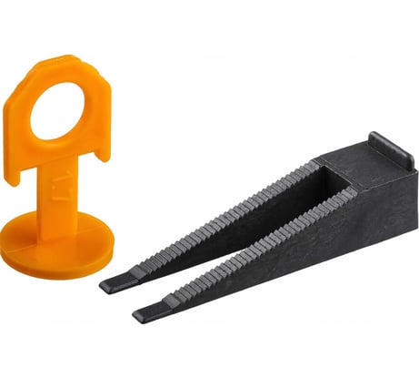 Система выравнивания плитки (клин+зажим; 250/250 шт.) Зубр 3385-H250