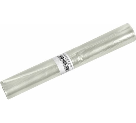 Мешки для мусора прозрачные, Эконом, 120 л, в рулоне 10 шт., ПВД, 30 мкм, 70x110 см ОФИСМАГ 609206
