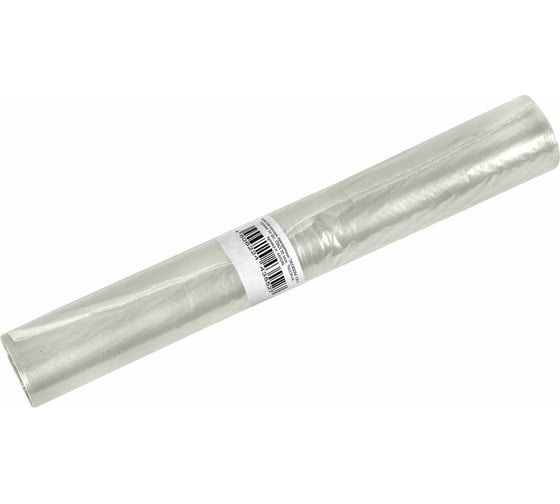 Мешки для мусора прозрачные, Эконом, 120 л, в рулоне 10 шт., ПВД, 30 мкм, 70x110 см ОФИСМАГ 609206