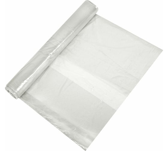 Мешки для мусора прозрачные Эконом, 240 л, в рулоне 10 шт., ПВД, 40 мкм, 90x140 см ОФИСМАГ 609208