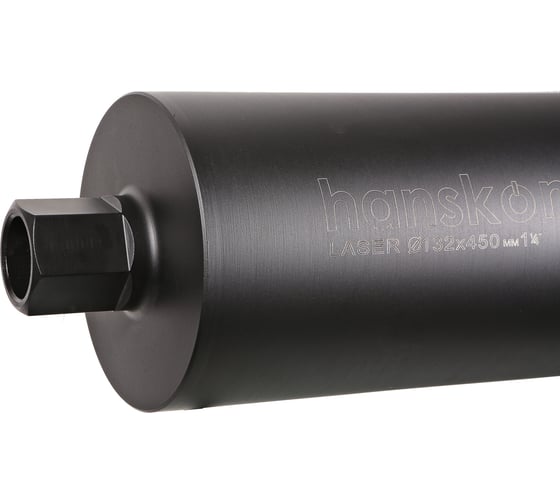 Коронка алмазная 132х600 мм Hanskonner H1055-11-132 1