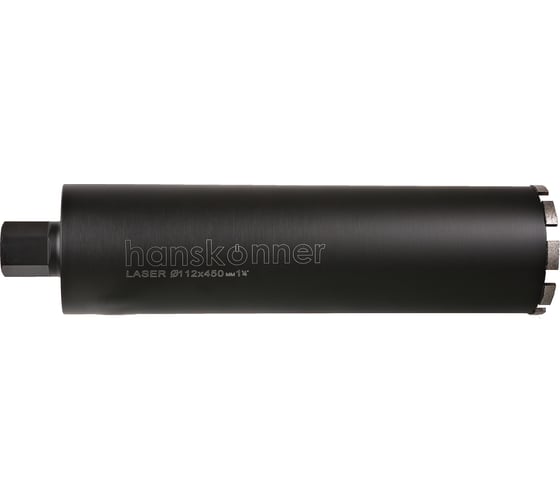 Коронка алмазная 112х600 мм Hanskonner H1055-11-112 1