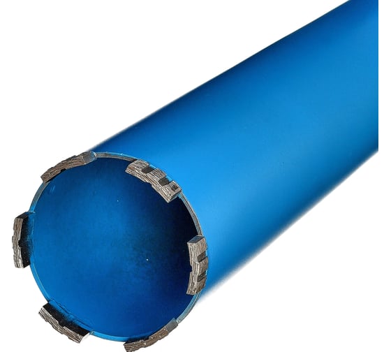 Коронка алмазная по бетону с лазерной сваркой сегмента 76x450 мм, ВТ20x3.6x10x6T TORGWIN T558314
