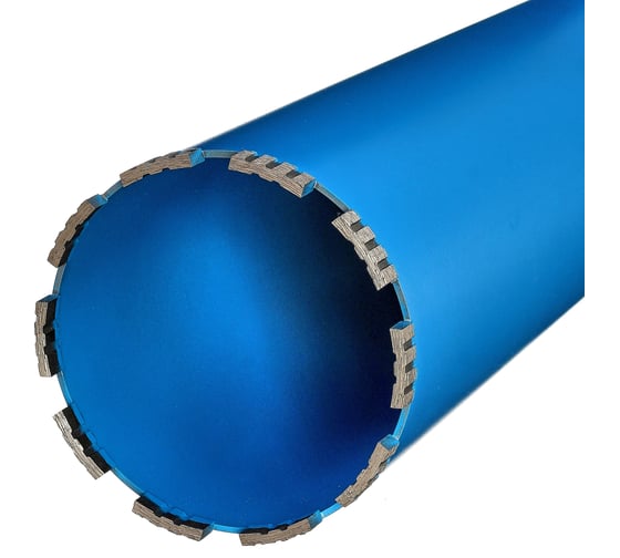 Коронка алмазная по бетону с лазерной сваркой сегмента 120x450 мм, ВТ24x3.8x10x10T TORGWIN T699598