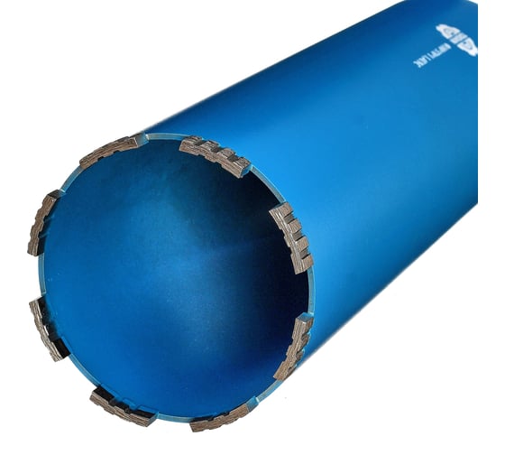 Коронка алмазная по бетону с лазерной сваркой сегмента 108x370 мм, PS24x3.6x10x8T TORGWIN T484651
