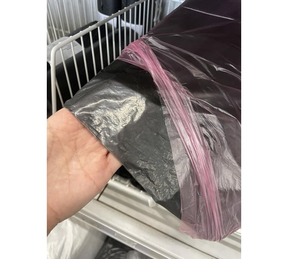 Пакет (мешок) мусорный ПВД, 180 л, 35 мкм (100 шт/пласт) черный ZintaPack TL-00024987