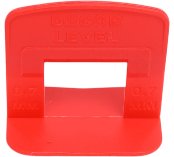 Зажим Ворота 0.7 мм, 100 шт пакет LEVEL (для крупноформатной плитки) 779-1007 DECOR 11613413