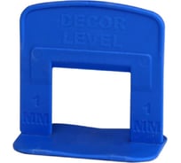 Зажим Ворота 1.0 мм, 100 шт пакет LEVEL (для крупноформатной плитки) 779-1010 DECOR 11613414