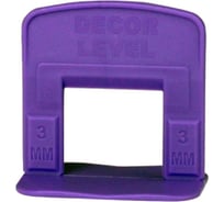 Зажим Ворота 3.0 мм, 100 шт пакет LEVEL (для крупноформатной плитки) 779-1030 DECOR 11613418