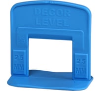 Зажим Ворота 2.5 мм, 100 шт пакет LEVEL (для крупноформатной плитки) 779-1025 DECOR 11613417