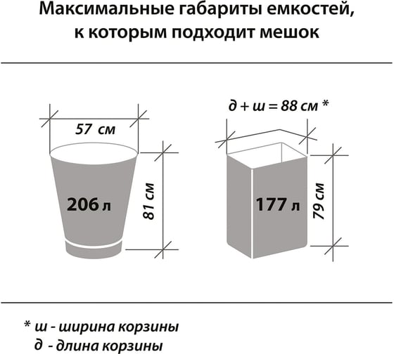 Мешки (5 шт; 160 л; 90х120 см; 50мкм; ПВД; черные; особо прочные) для мусора ЛАЙМА 601391