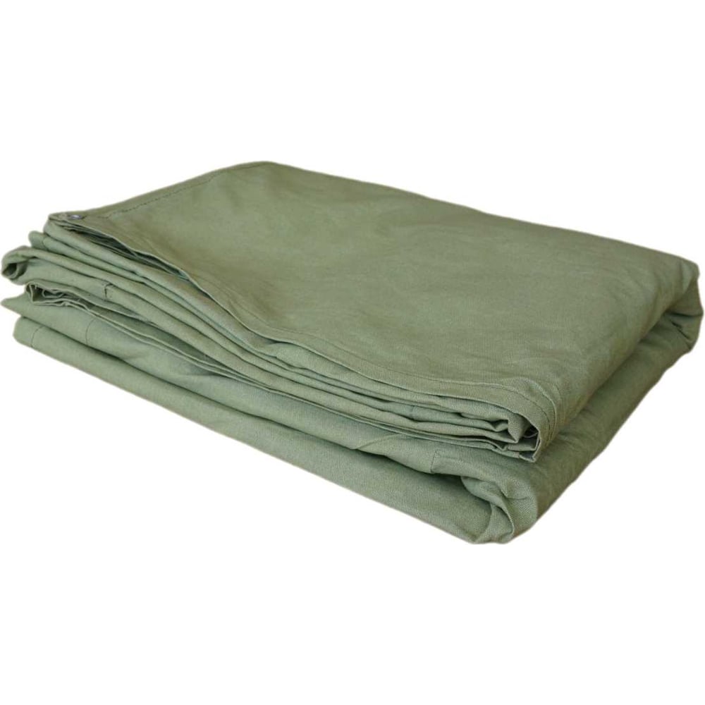 Тент брезентовый огнеупорный 6x10 м, 460 гр/кв.м. Промышленник ТБ610460 ...