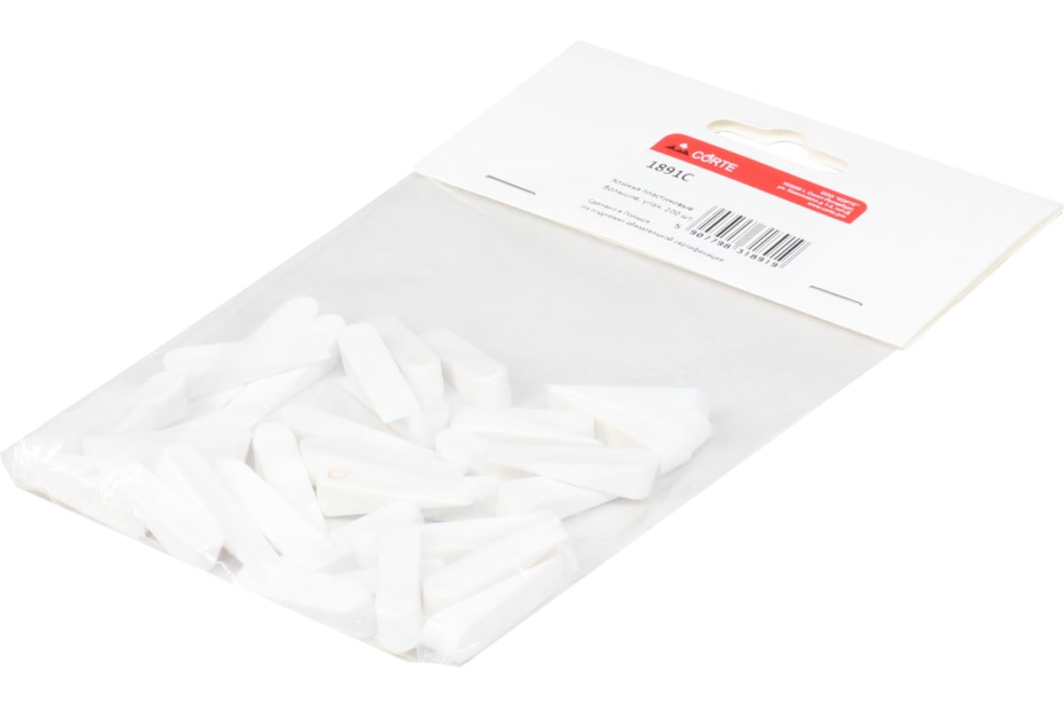 Клинья пластиковые большие 40 шт. CORTE 1891С - выгодная цена, отзывы ...