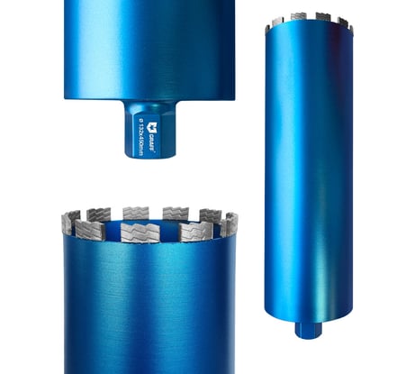 Коронка алмазная 132x12х450 мм, 1 1/4", по армированному бетону GRAFF GRAFF 1113212