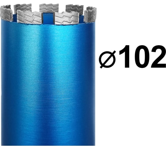 Коронка алмазная 102x12 мм, 1 1/4", по армированному бетону GRAFF 1110212