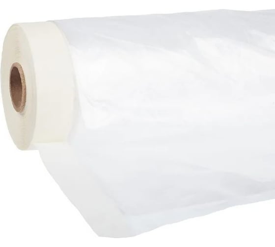 Пленка защитная полиэтиленовая, прозрачная, HDPE, 4x12.5 м, толщина 15 мкм РемоКолор 09-0-004