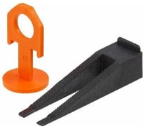 Система выравнивания плитки СВП (зажим 50 шт + клин 50 шт) STARFIX SMB1-85429-50