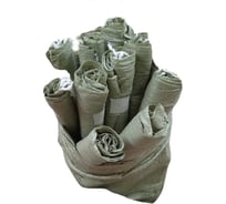 Мешки для мусора 10 шт, зеленые, скрутка 56х96 см РОМТО 850