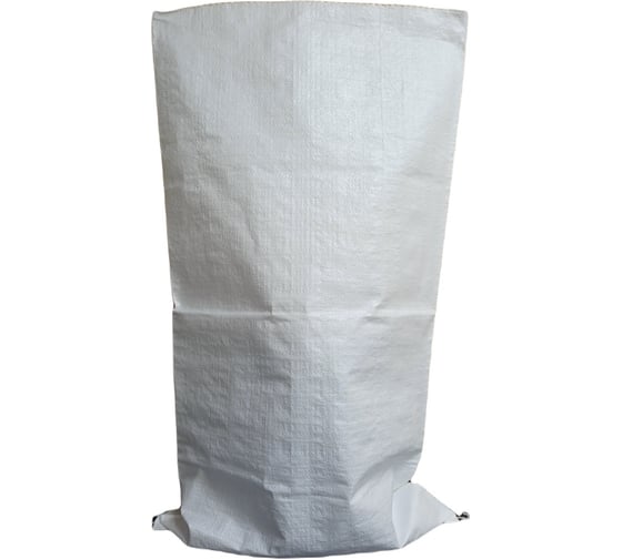 Мешки П/П пищевые 100 шт, 46x76 см, 25 кг, белые РОМТО 6569