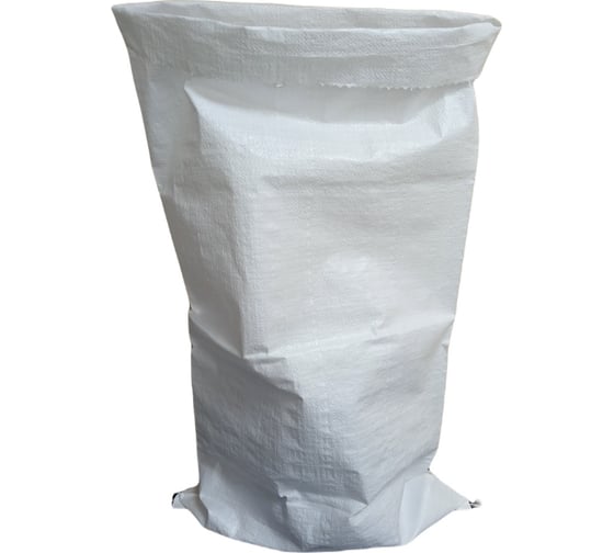 Мешки П/П пищевые 500 шт, 46x76 см, 25 кг, белые РОМТО 6576