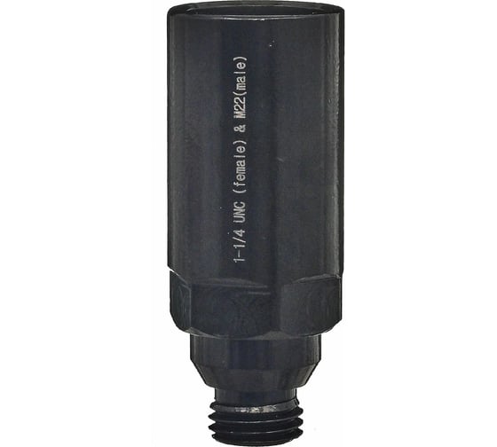 Адаптер для коронок алмазного бурения 1-1/4UNC (ВР/F) х M22 (НР/M) Diamond Industrial DIDAD114F22M