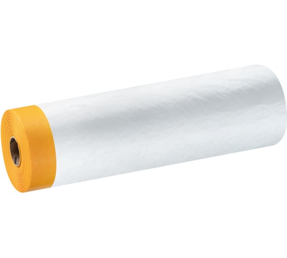 Пленка защитная CQ с клейкой washi золотистой лентой, UV60 дней, 140 см, 25 м, высота рулона 20 см COLOR EXPERT 96786099