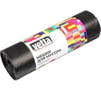 Мешки для мусора 180 л, 10 шт, прочные ПВД, рулон VETTA 449-043