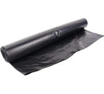 Мешки для мусора Комус ПВД, 120 л, 80 мкм, 10 шт., черные, 70x110, Элементари 1872696