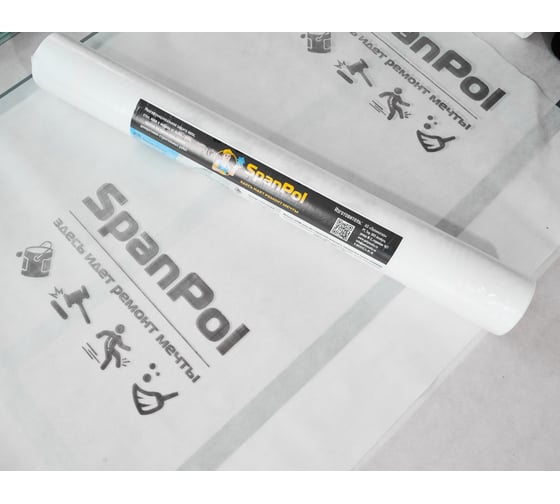 Защитный материал ТУ 13.95.10.112-001-96891647-2003 1.1x10 м (11 кв.м.) Spanpol Sp11