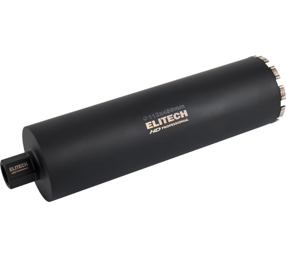 Коронка для алмазного бурения 112х450 мм 1110.012000 HD Elitech 206481