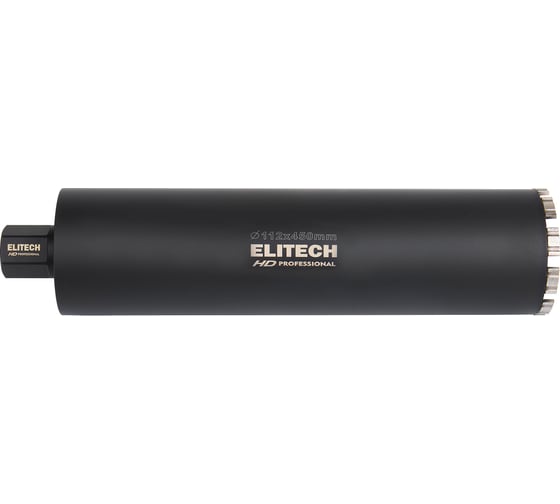 Коронка для алмазного бурения 112х450 мм 1110.012000 HD Elitech 206481