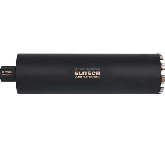 Коронка для алмазного бурения 122х450 мм 1110.012100 HD Elitech 206482