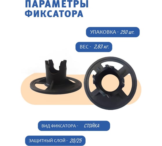 Фиксатор ФС 20 LOGO 250 шт Промышленник ФСП20Л