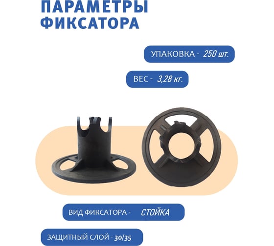 Фиксатор ФС 30 LOGO 250 шт Промышленник ФСП30Л