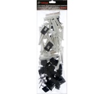 Комплект для выравнивания плитки (зажим 40 шт; клин 40 шт) TUNDRA 2967535