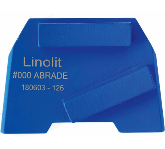Пад алмазный обдирочный 000 ABRADE (9 шт; размер сегмента 10x10x40 мм) LINOLIT 00-00000966 1