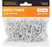 Крестики для кафеля MASTER 3 мм, 200 шт STARTUL ST4404-30