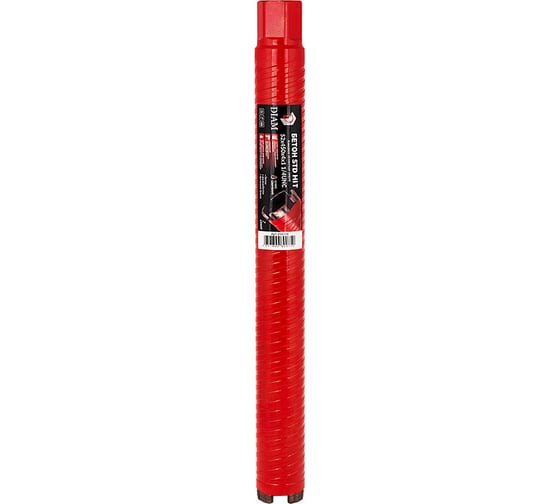 Коронка алмазная Diam Бетон STD HIT САСС 52x450 мм, 4 сегмента, 1 1/4UNC 310139