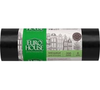 Мешки для мусора EUROHOUSE 350л, 8шт, ПВД, 40мкм, 120х150см 16442