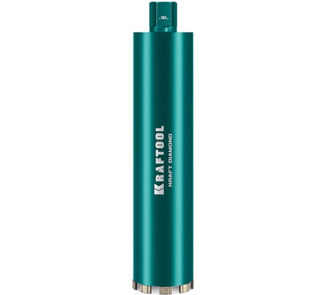 Алмазная коронка по железобетону KRAFTOOL Diamond 102 мм 29825-102