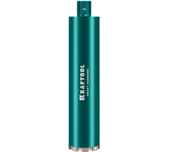 Алмазная коронка по железобетону KRAFTOOL Diamond 102 мм 29825-102