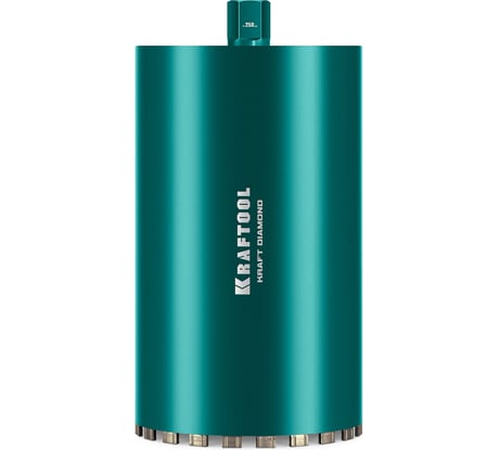 Алмазная коронка по железобетону KRAFTOOL Diamond 250 мм 29825-250