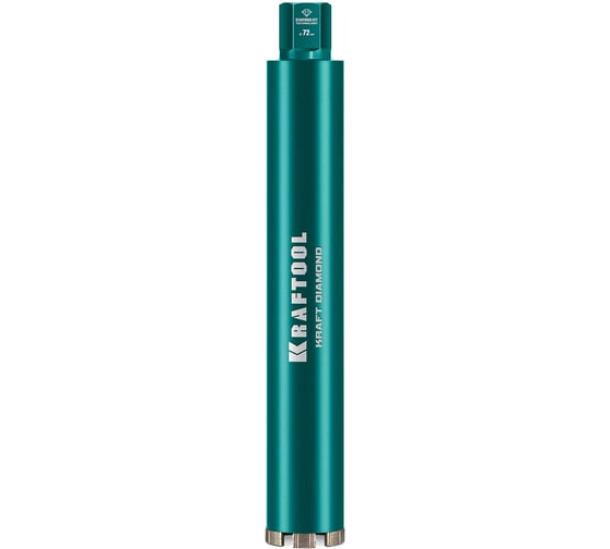 Алмазная коронка по железобетону KRAFTOOL Diamond 72 мм 29825-072