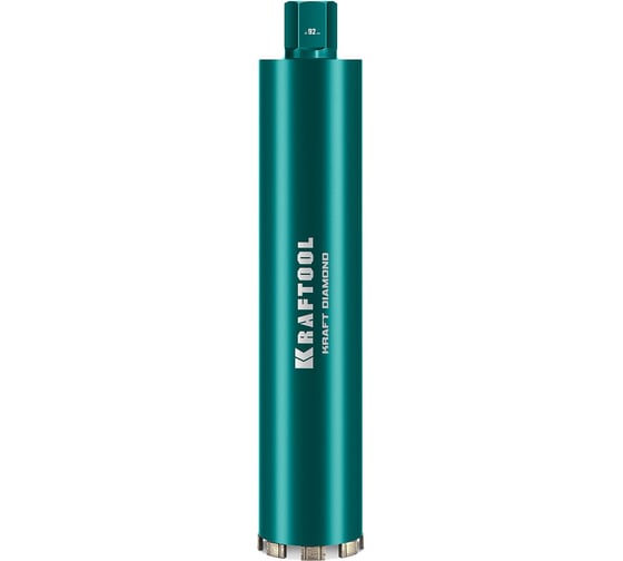 Алмазная коронка по железобетону KRAFTOOL Diamond 92 мм 29825-092