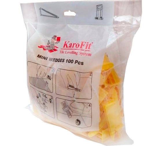 Клин MINI 100 шт KAROFIT TM101500-100