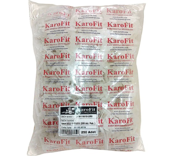 Клипс PRO (250 шт; 1 мм) KAROFIT TM101610-250