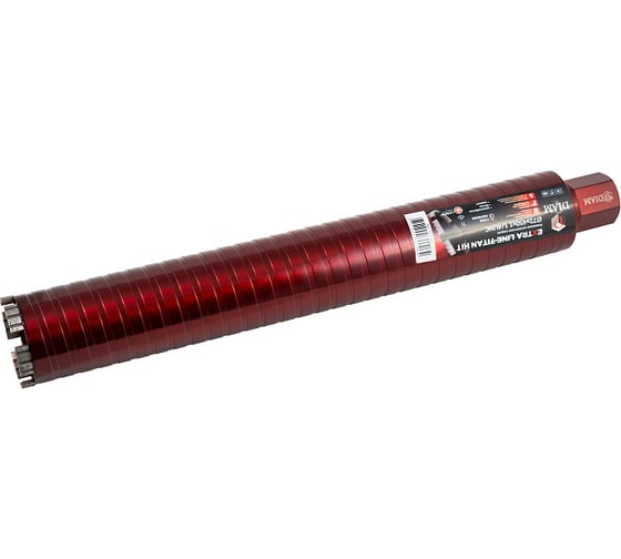 Коронка алмазная Diam САСС Extra Line Titan HIT 72x450 мм, 4 сегмента, 1 1/4 UNC, армированный бетон 313036