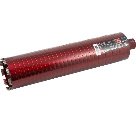 Коронка алмазная Diam САСС Extra Line Titan HIT 112x450 мм, 5 сегментов, 1 1/4 UNC, армированный бетон 313039